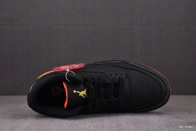 1st Kicks Shoes fn0344- 1521 AllSeason 3 x air j balvin jordan black 1112